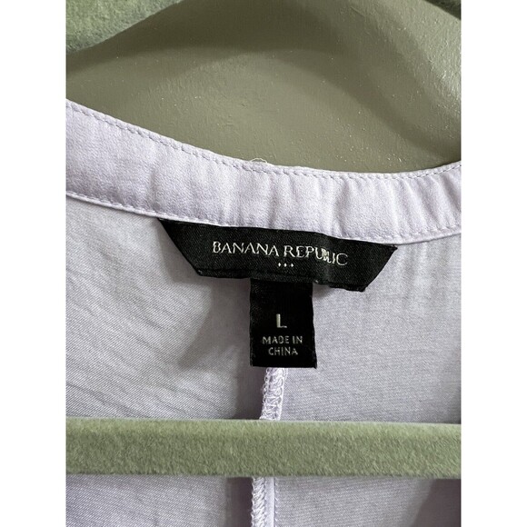 Banana Republic purple Blouse Large - Picture 3 of 7